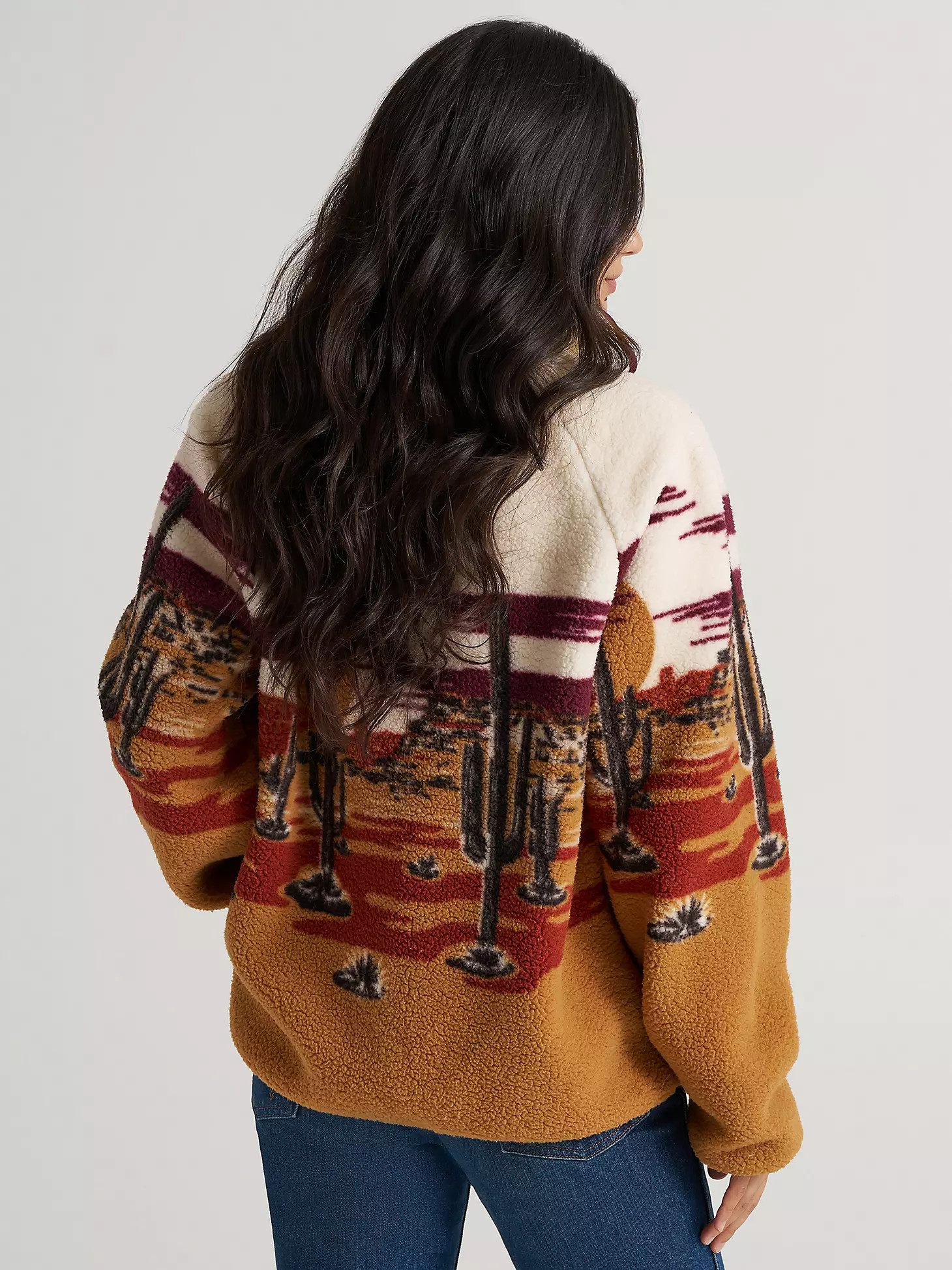 Women's Wrangler Retro® Half-Snap Sherpa Pullover | Wrangler