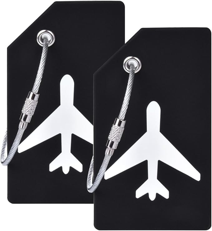 Silicone Luggage Tag with Name ID Card Perfect to Quickly Spot Luggage Suitcase | Amazon (US)