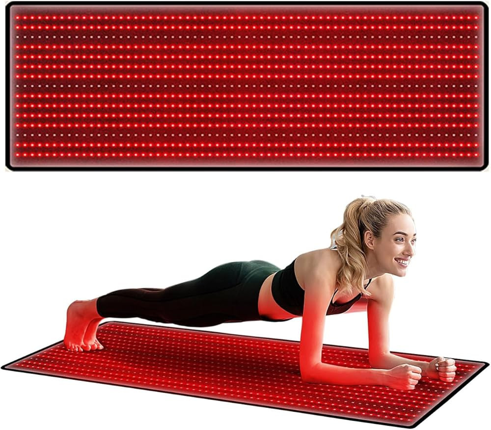 Megelin Red Light Therapy Mat for Whole Body, 3840pcs LED 660nm and 850nm Infrared Light Therapy ... | Amazon (US)