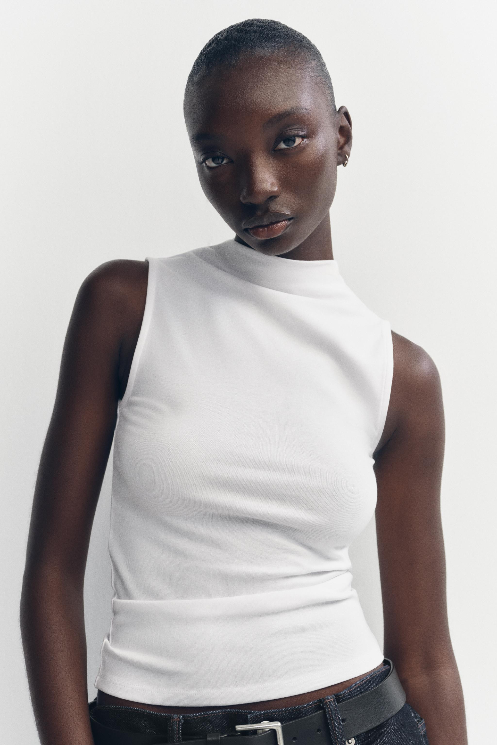 COTTON MODAL TOP | Zara UK