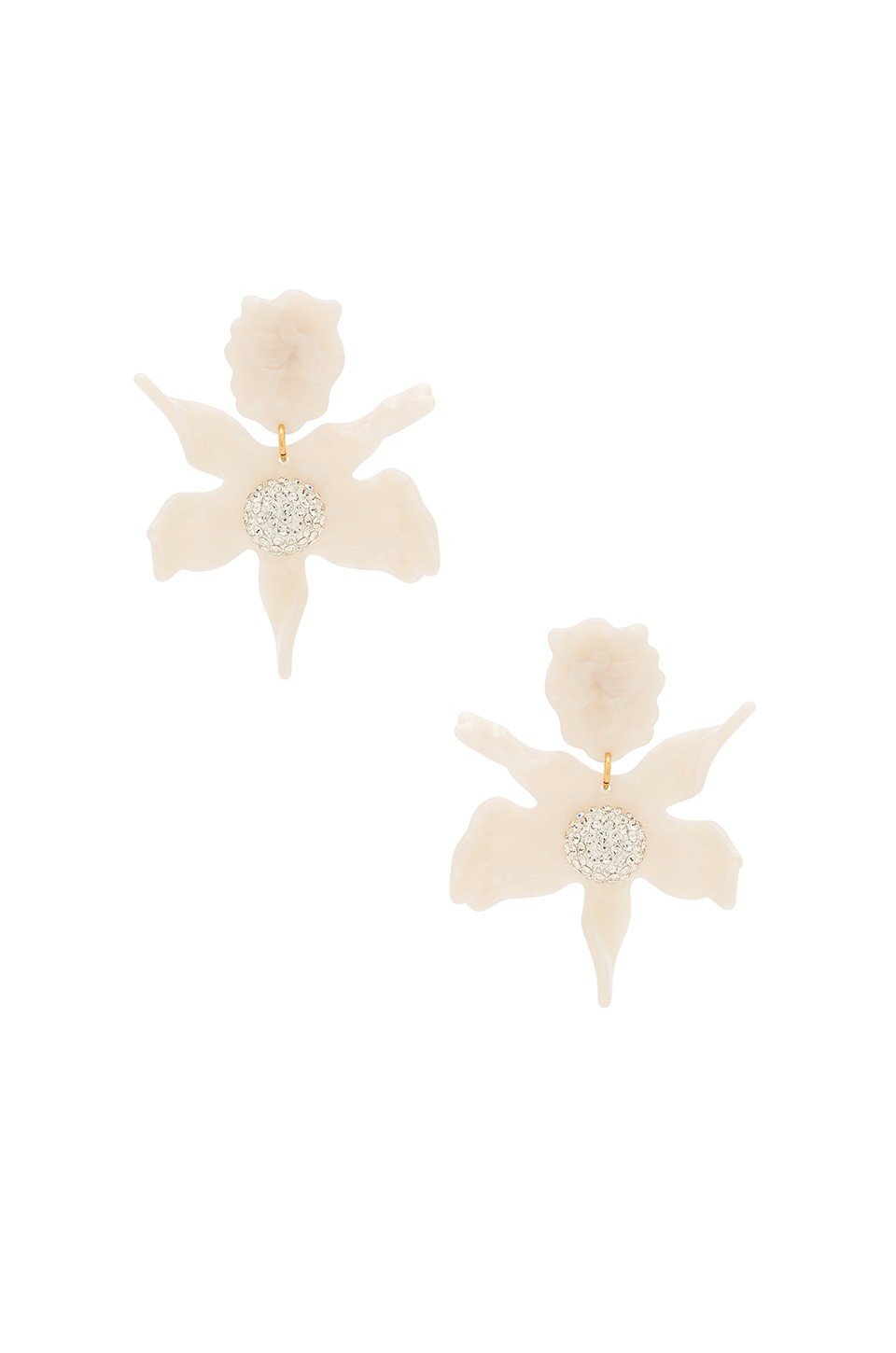 Lele Sadoughi Crystal Lily Earring in Mother Of Pearl from Revolve.com | Revolve Clothing (Global)