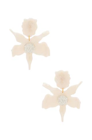 Lele Sadoughi Crystal Lily Earring in Mother Of Pearl from Revolve.com | Revolve Clothing (Global)