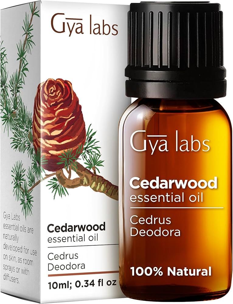 Gya Labs Cedarwood Essential Oil for Hair and Diffuser - 100% Natural Essential Oil Cedarwood Oil... | Amazon (US)