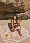 Gingham Travel Towel     $79.00 | The Beach People (AU)