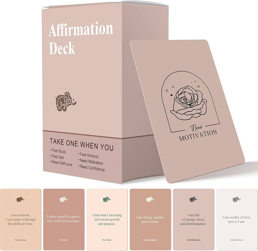Affirmation Cards for Women, 120 Positive Affirmation Cards (6 Themes), Daily Affirmations for In... | Amazon (US)
