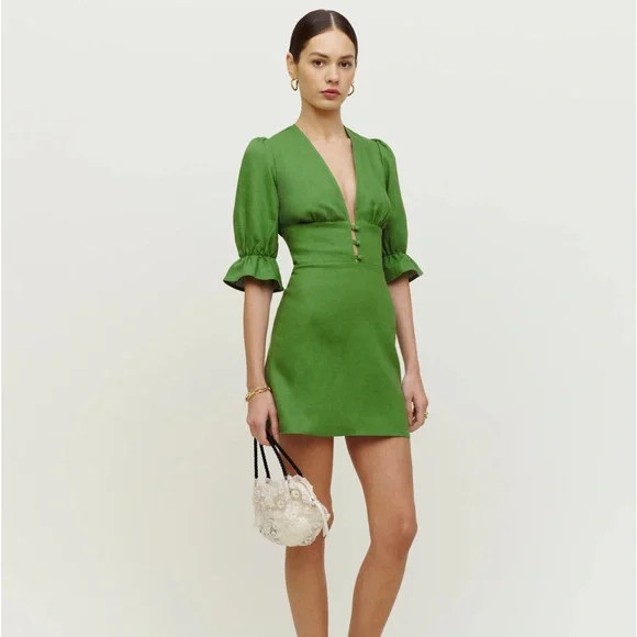 Reformation - Simi Linen Dress | Poshmark