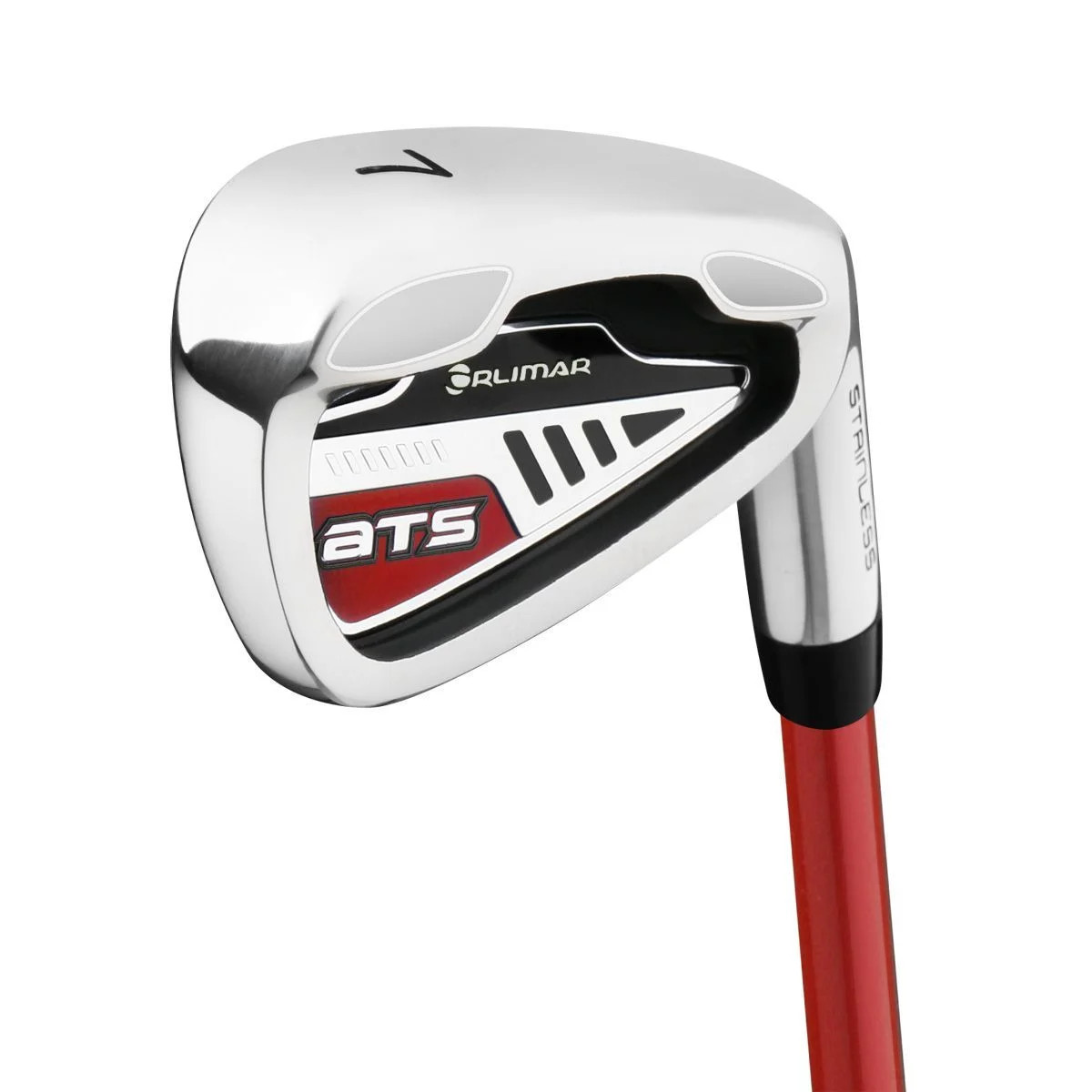 Orlimar ATS Junior #7 Iron Red/Black Golf Club for Boys Ages 9-12 - Left-Hand - Left-Handed | Walmart (US)