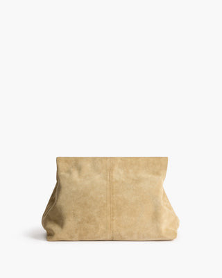 Clay Clutch Suede Sand | Flattered