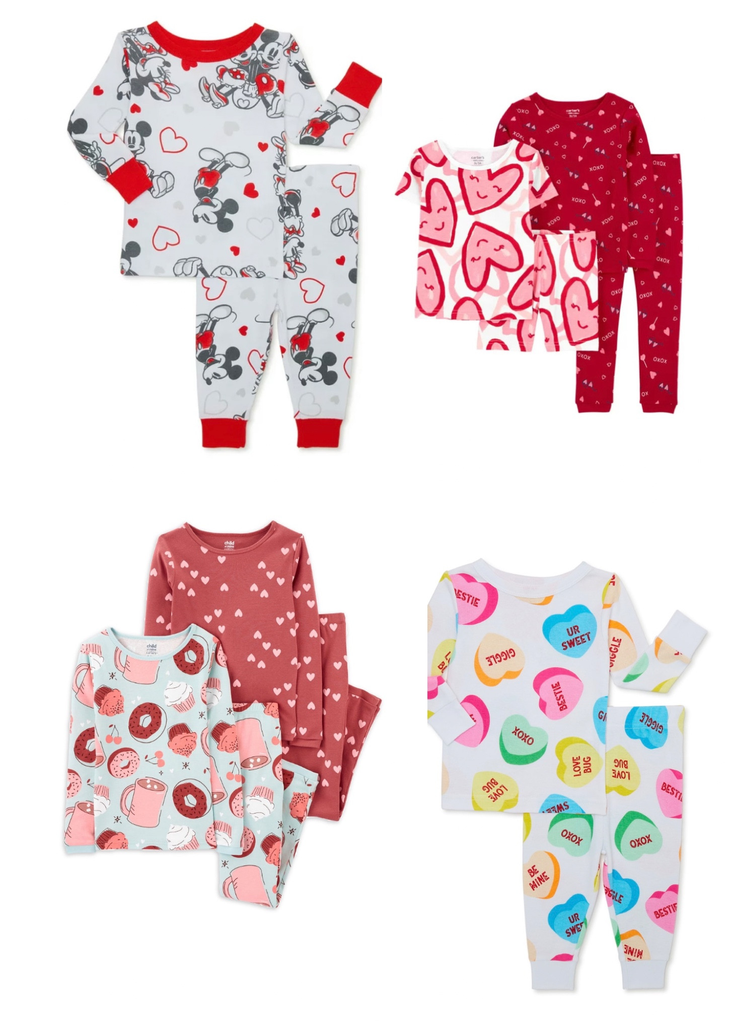 Valentines pj finds at Walmart! 

#LTKSeasonal #LTKbaby #LTKkids