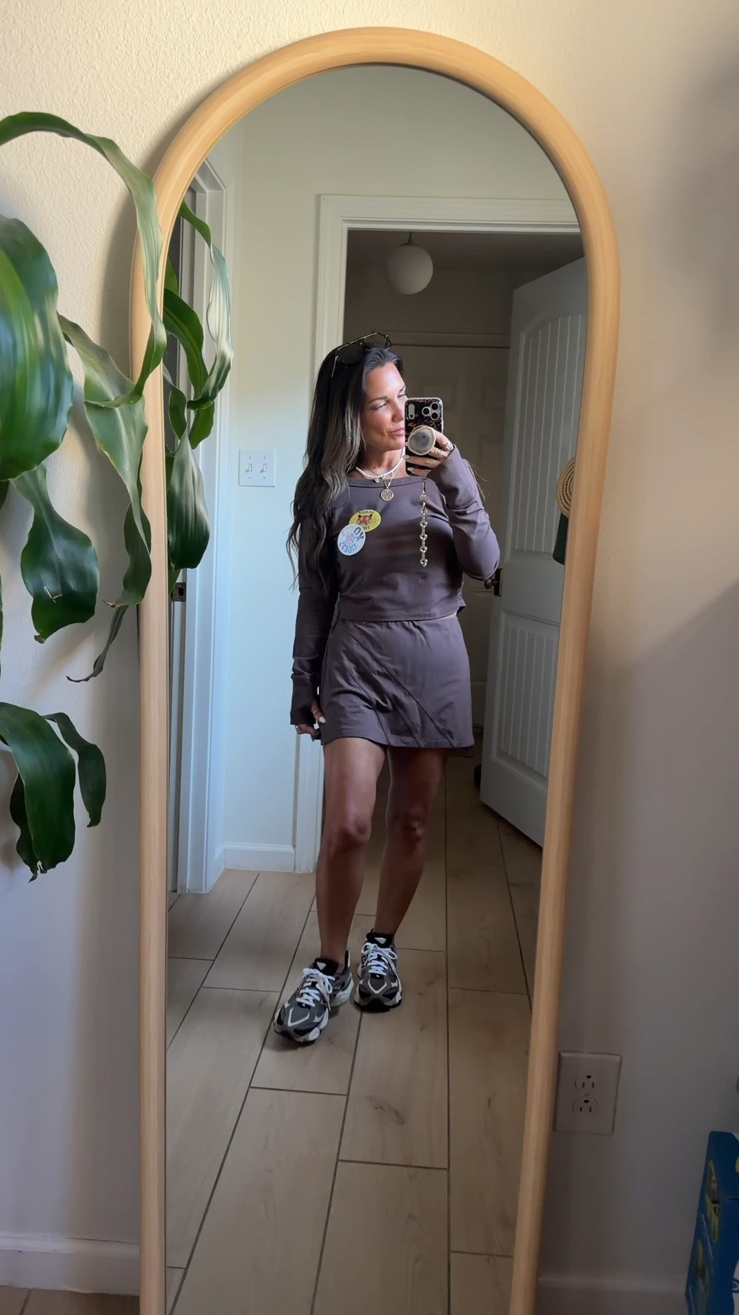 Loving this set so much from @Target that I got it in gray too!!!  
Wearing size medium in top and skort.

#LTKPetite #LTKOver40 #LTKootd

#LTKPetite #LTKSeasonal