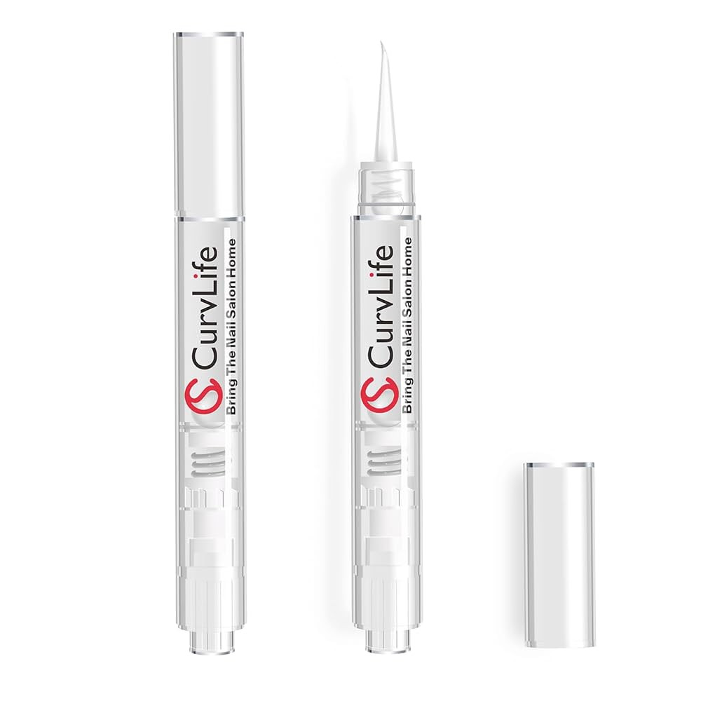 Curvlife New 3 IN 1 Nail Glue Remover Pen, Nail Glue Remover For Press On Nails, Click&Remove Pen... | Amazon (US)