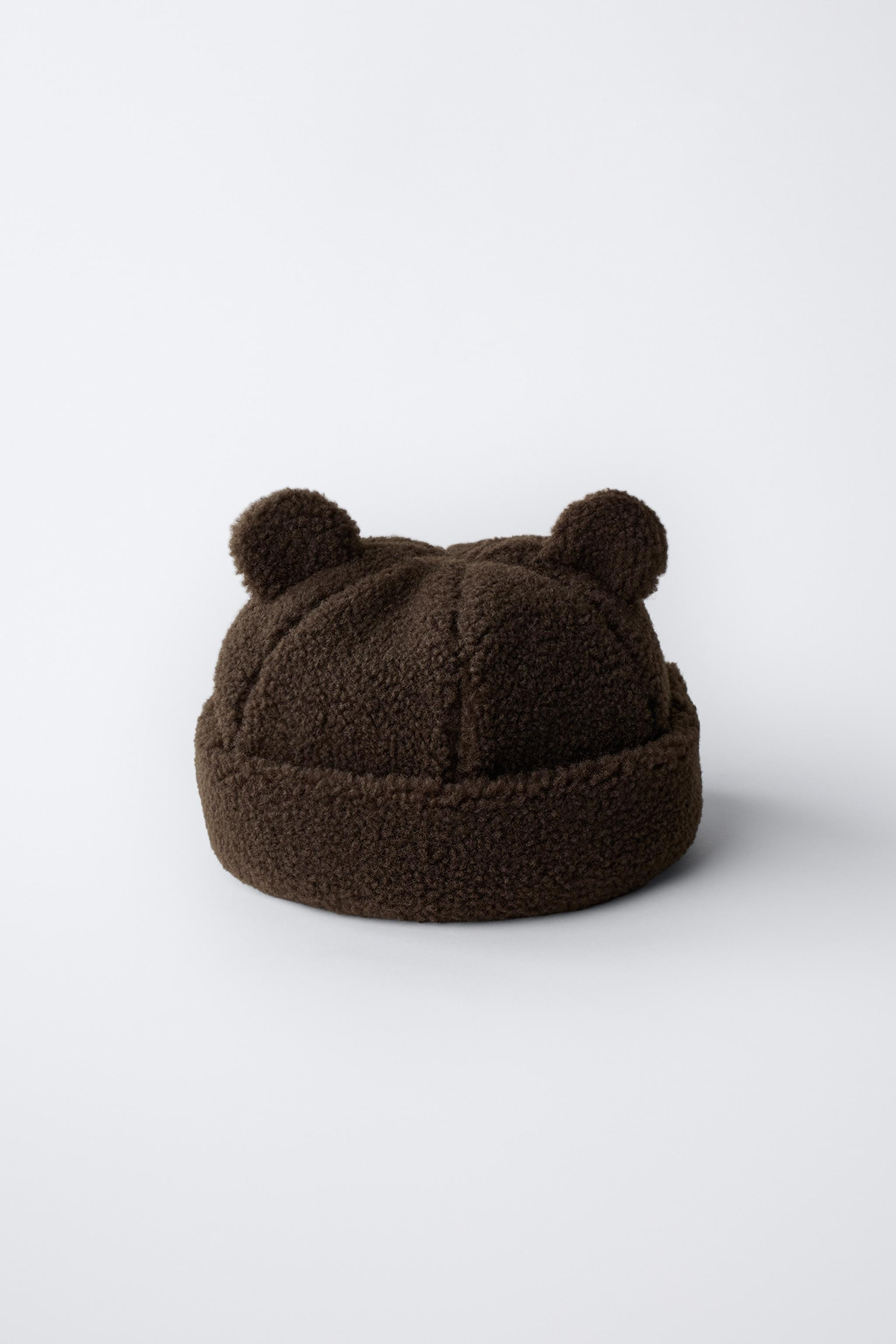 FAUX SHEARLING HAT WITH EARS | Zara US