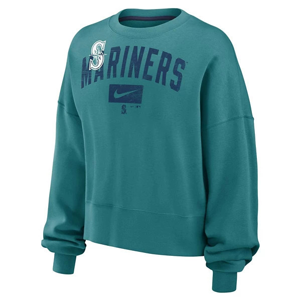 Women's Seattle Mariners Nike Stack Crew 2XLarge Teal | Scheels