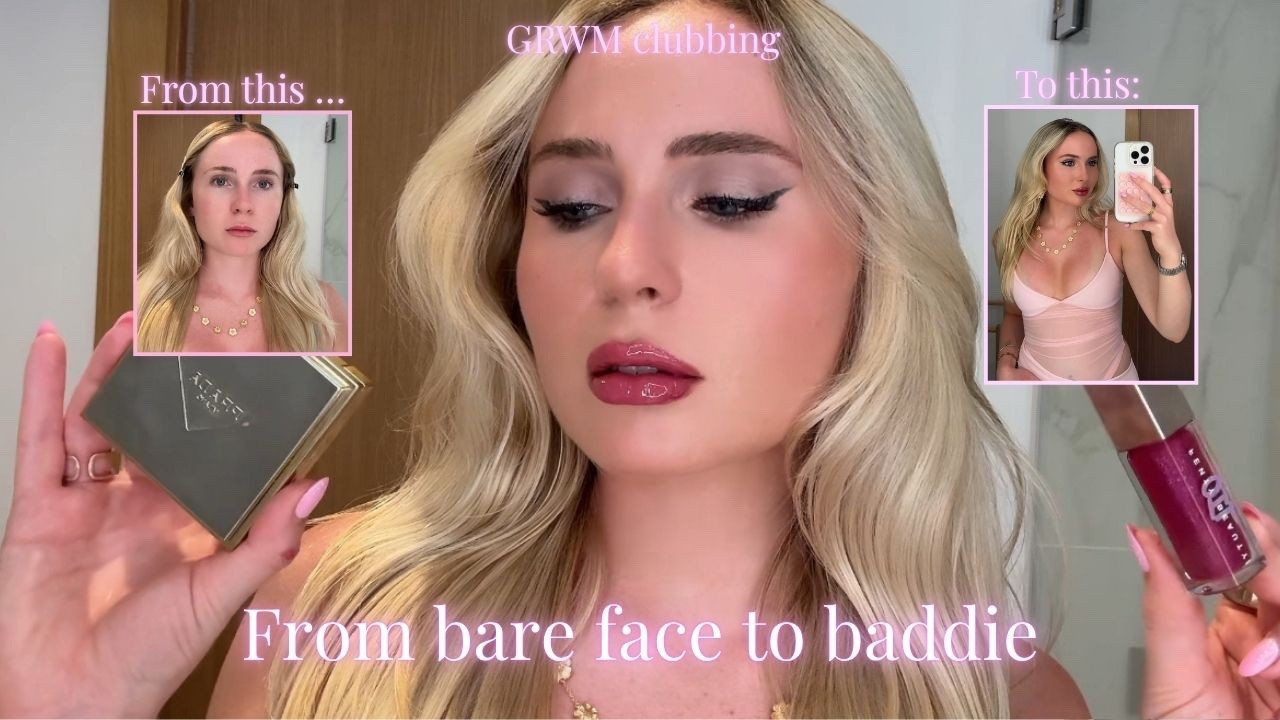 Clubbing GRWM on YouTube @AugustaHaynes 🎀🥂💗 #grwm #makeup #beauty #LTKBeauty 
