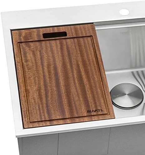 Ruvati RVA1217 Solid Wood Cutting Board, 17" | Amazon (US)