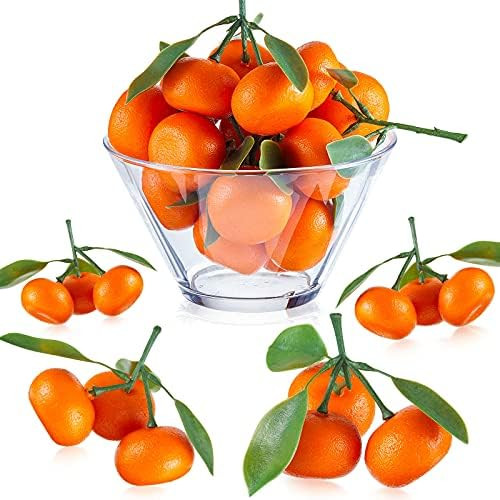 Artificial Mini Orange Simulation Orange Decorative Tangerine Kitchen Table Fake Orange Realistic... | Amazon (US)
