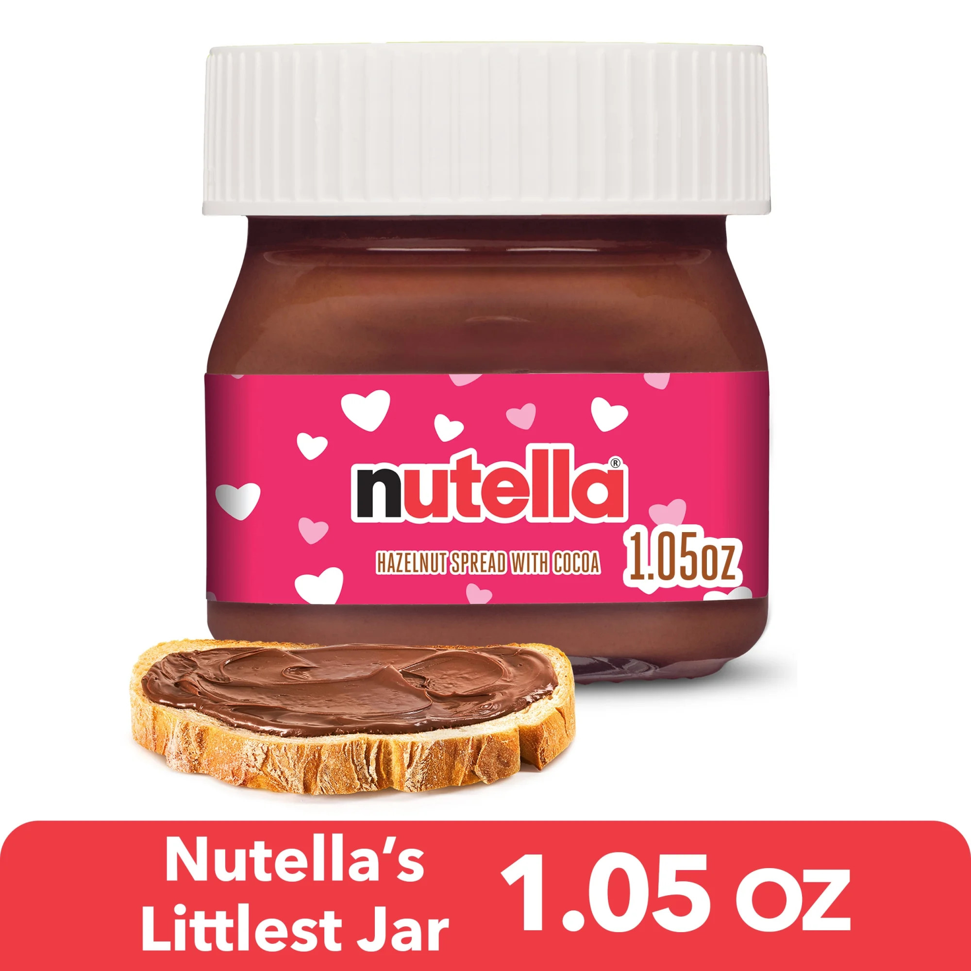 Nutella Valentines Hazelnut Spread with Cocoa, Valentine's Day Spread the Love Jar, Gift Size, 1.... | Walmart (US)