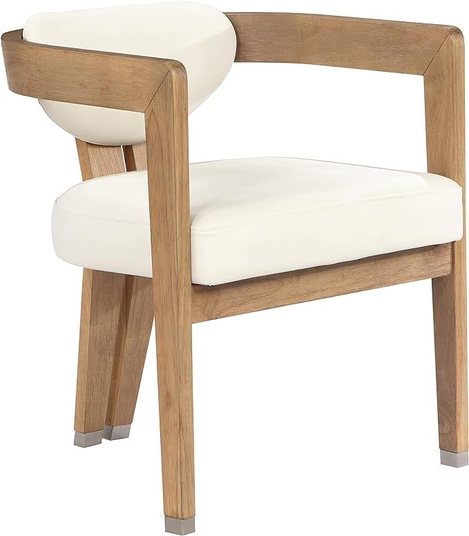 Meridian Furniture Carlyle Collection Modern | Contemporary Dining Chair, Solid Wood Finish, Soft... | Amazon (US)