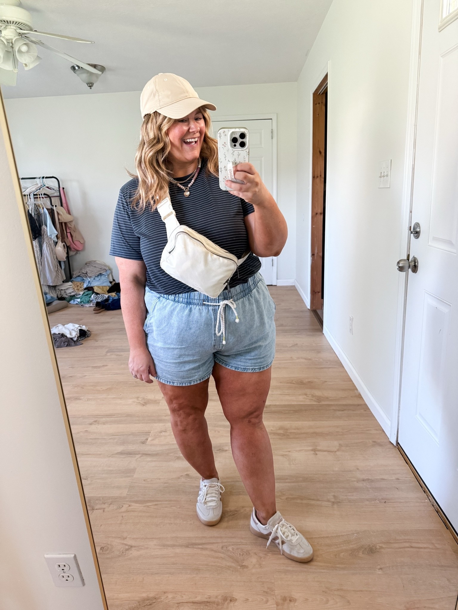Outfit for the state fair! xL in my active tee, XXL in denim shorts.

#LTKootd #LTKmomlife #LTKMidsize