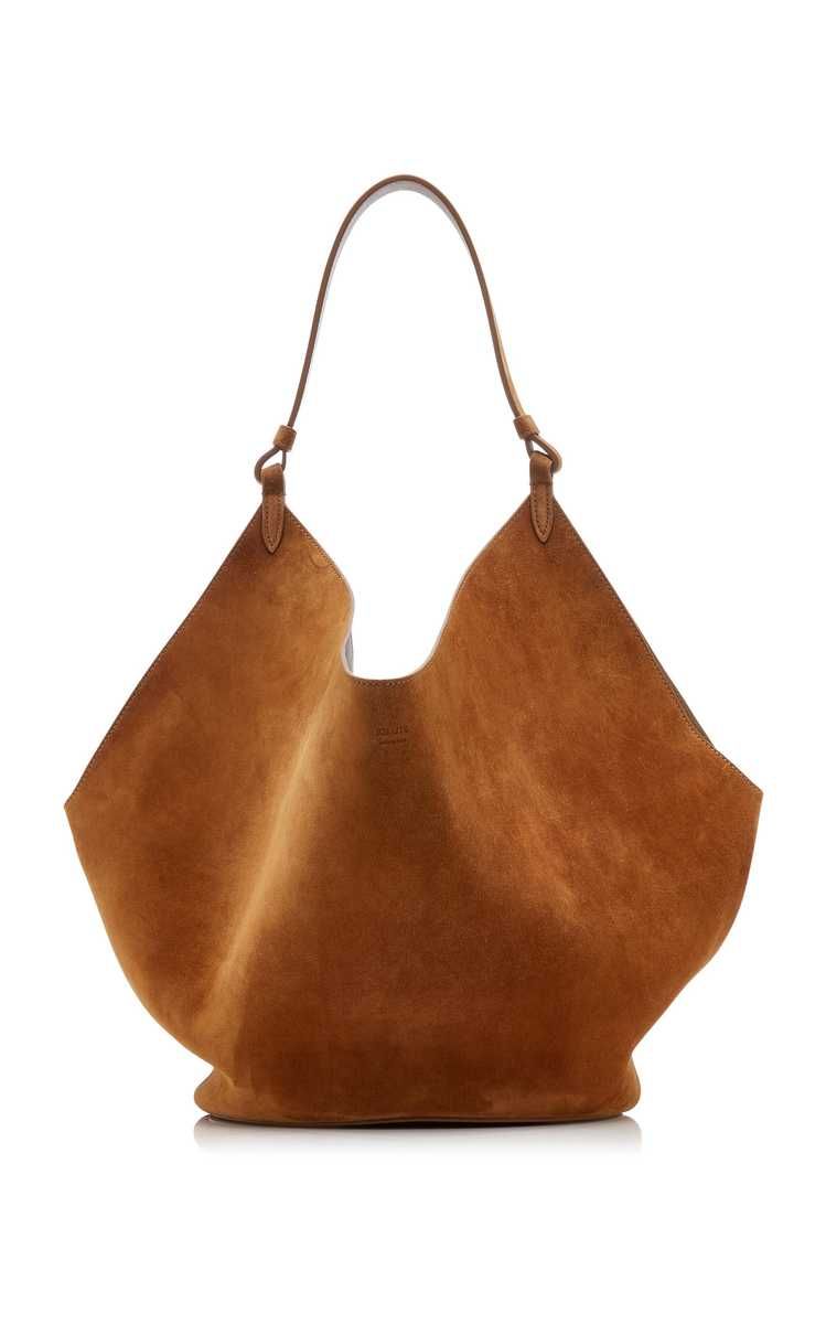 Suede Medium Lotus Tote | Moda Operandi (Global)