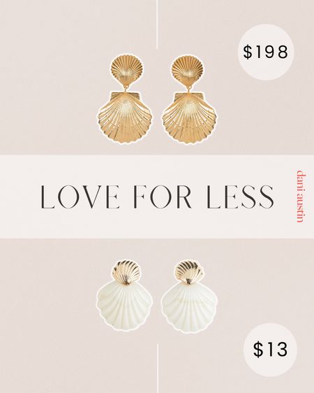 Love for less - she’ll earrings for the mermaid trend 🐚

#LTKunder100 #LTKFind #LTKunder50