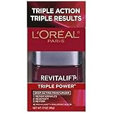L'Oreal Paris RevitaLift Triple Power Deep-Acting Moisturizer for All Skin Types, 1.7 Ounce | Amazon (US)