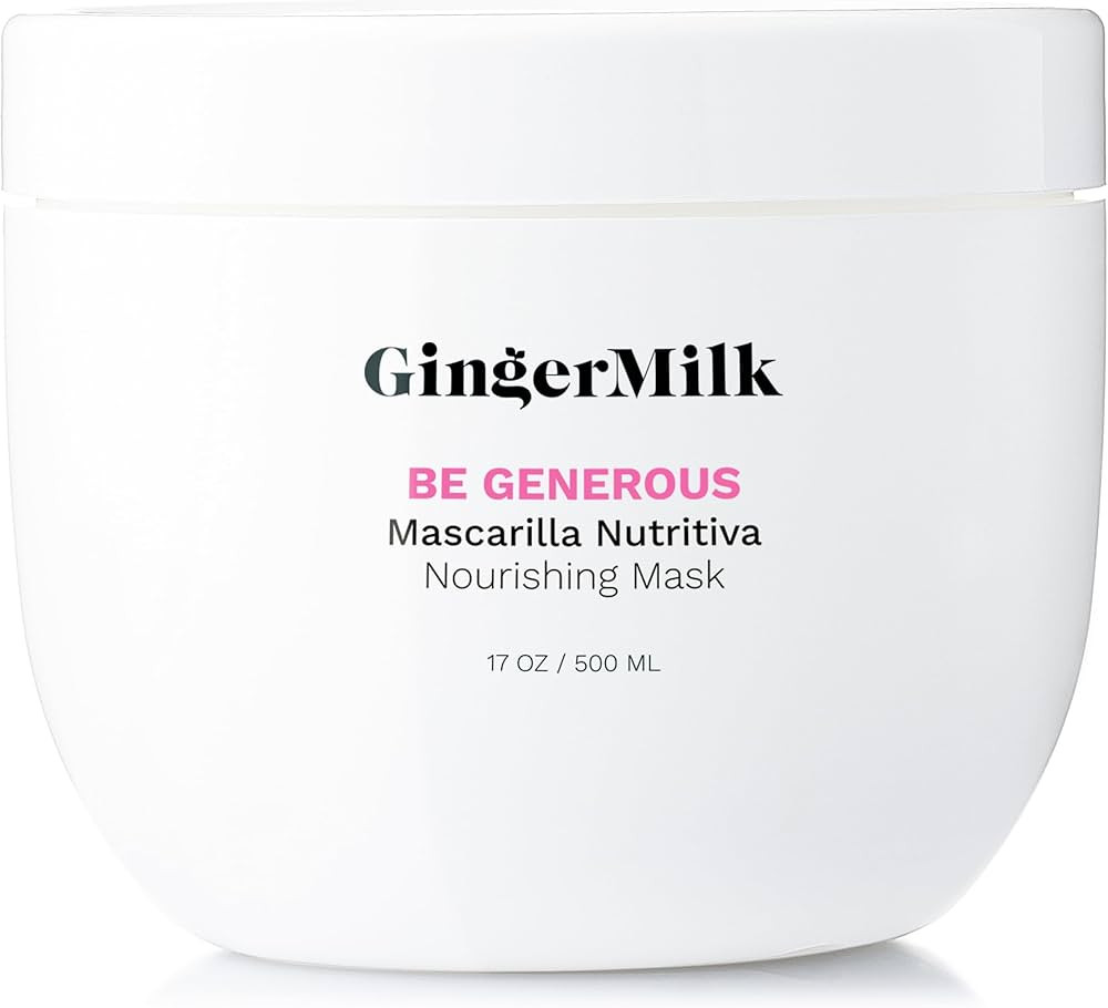 GINGER MILK - Nourishing Hair Mask - Deeply hydrates and provides softness. Natural Formula | 17o... | Amazon (US)