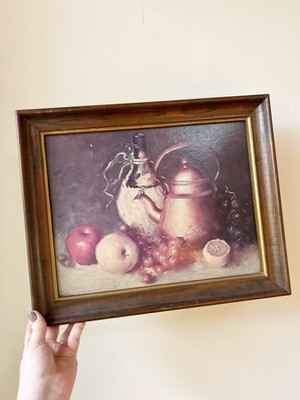 Vintage Framed Still Life Copper Pot Print Wall Kitchen Decor | eBay US