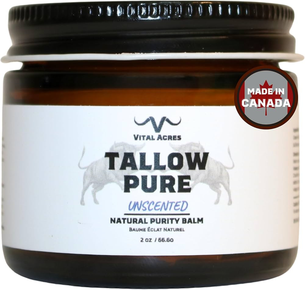 Tallow Pure – One Ingredient Balm | 100% Grass-Fed Canadian Beef Tallow, Whipped & Unscented | ... | Amazon (CA)