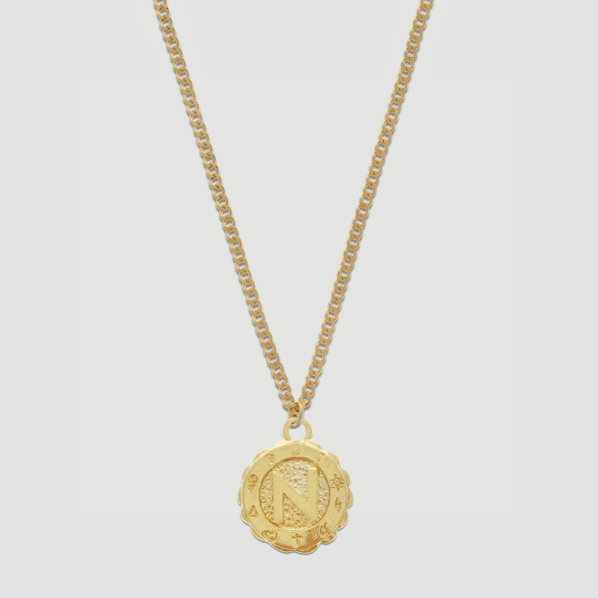 goddess initial necklace | Cuffed by Nano