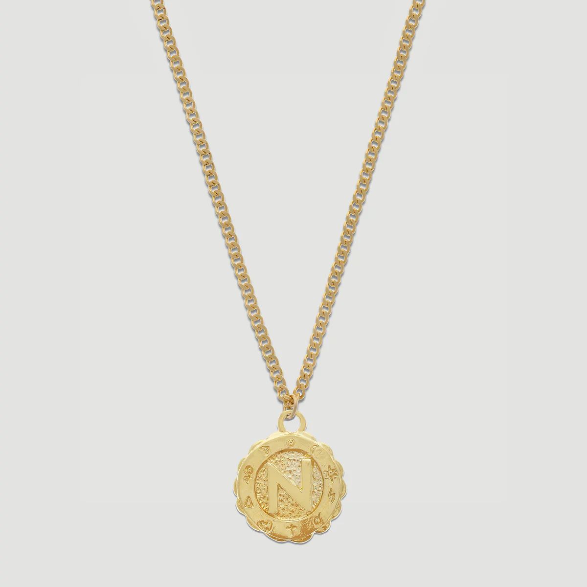 goddess initial necklace | Cuffed by Nano