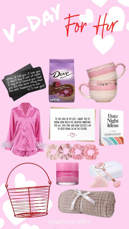 Valentine’s Day gift basket ideas for her! 

#LTKunder50 #LTKGiftGuide #LTKSeasonal