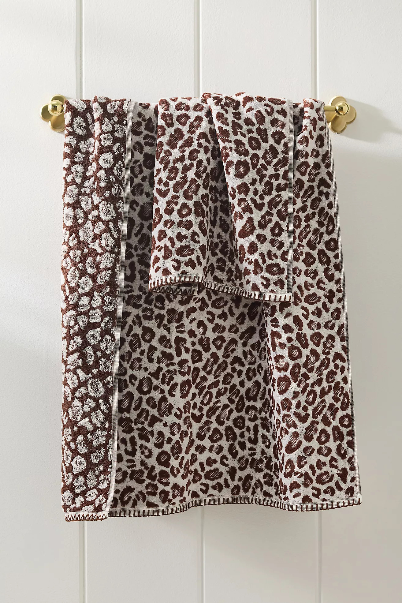 Lola Leopard Bath Towel Collection | Anthropologie (US)