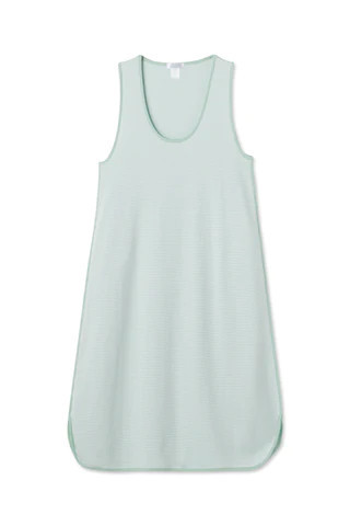 Pima Tank Gown in Parisian Green | Lake Pajamas