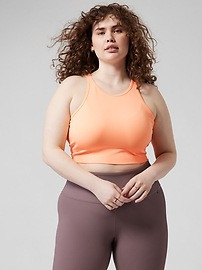 Aurora High Neck Crop Tank | Athleta