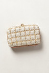 Click for more info about Stitched Blooms Box Clutch