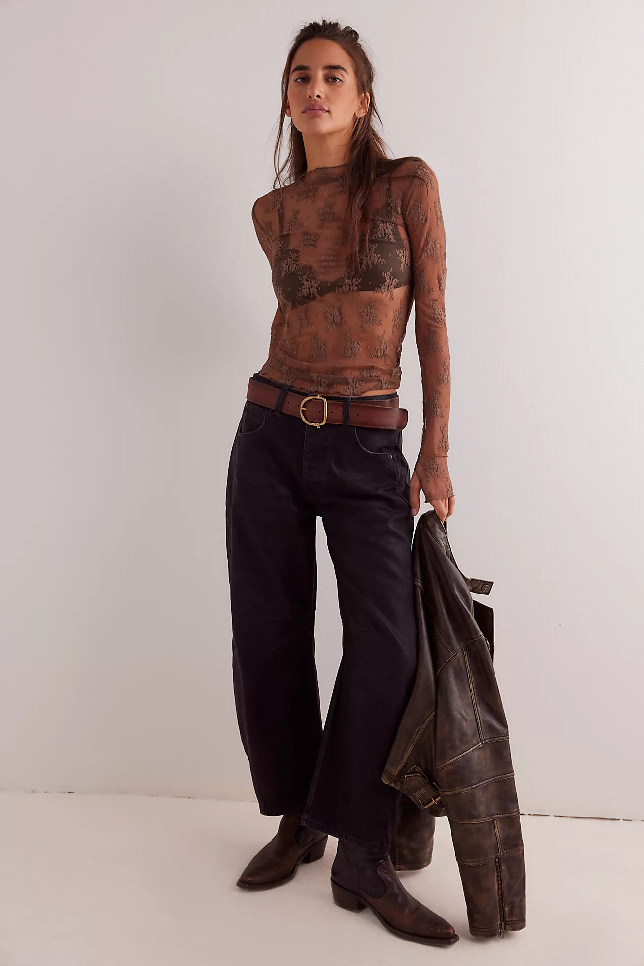 We The Free Good Luck Coated Jeans | Free People (Global - UK&FR Excluded)