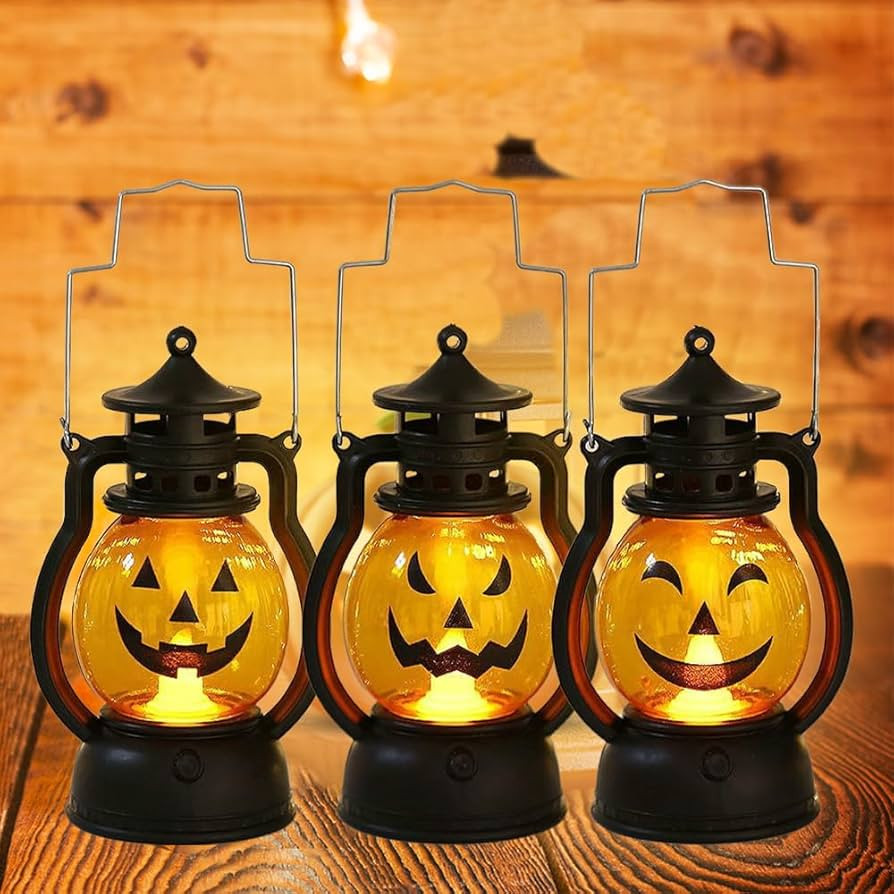 Handheld Pumpkin Lights, 2024 New Halloween Pumpkin Lantern Spooky Pumpkin Lights, Light up Pumpk... | Amazon (US)