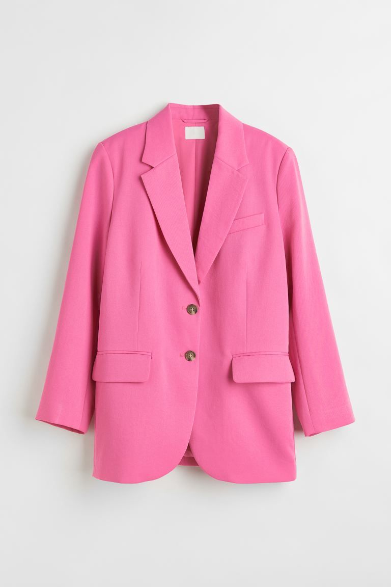 Oversized single-breasted blazer | H&M (UK, MY, IN, SG, PH, TW, HK)