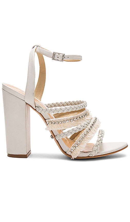 Schutz Milina Heel in White. - size 10 (also in 8.5) | Revolve Clothing