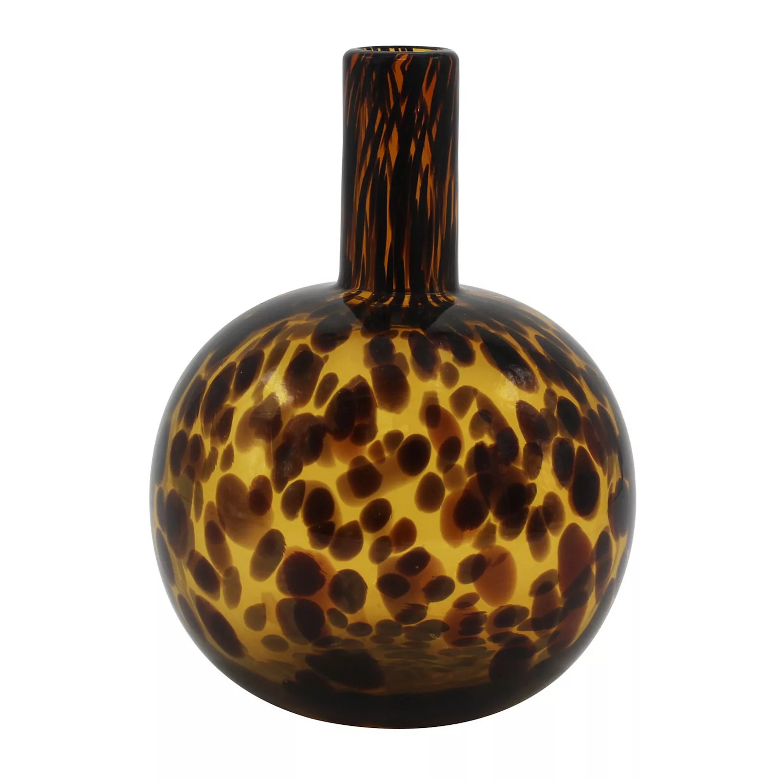 Tortoise Shell Round Long Neck Vase Table Decor, Multi | Kohl's