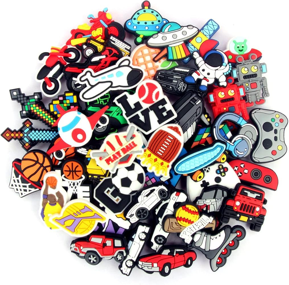 Vaymzsuc 50 100Pcs Pack Shoe Decorations Charms for Boys Girls Women Teens Kids Clog Accessories ... | Amazon (US)