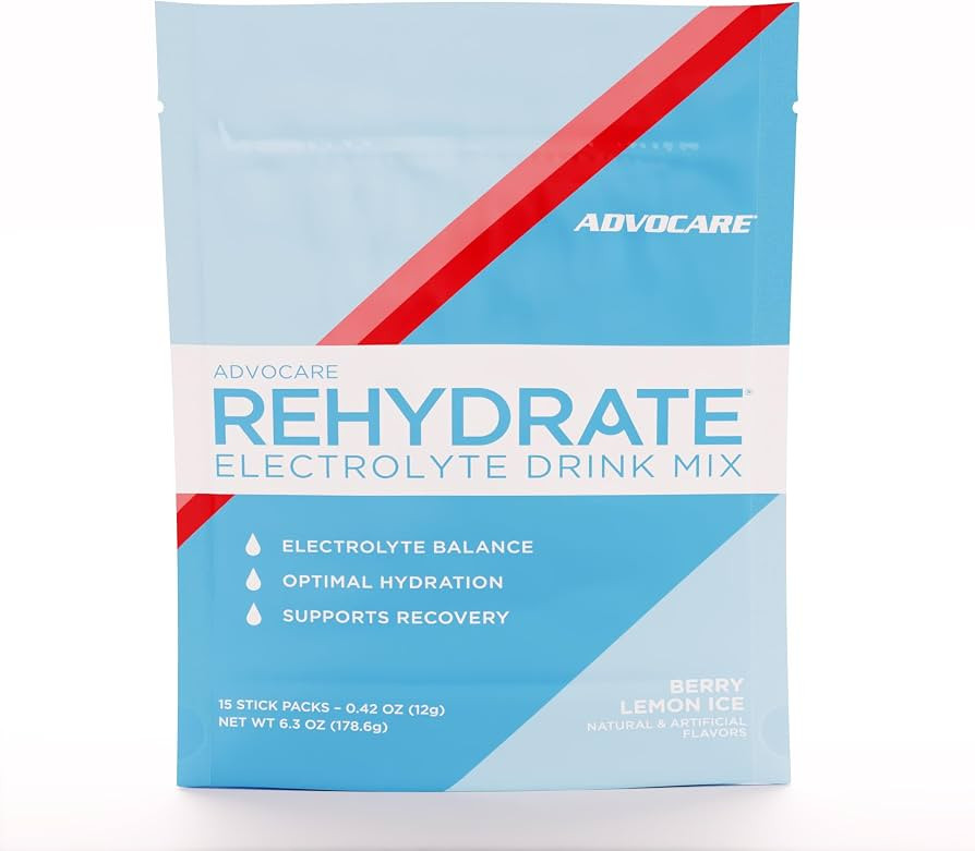 AdvoCare Rehydrate Electrolyte Drink Mix - Hydration & Recovery Drink with Sodium, Potassium & Mo... | Amazon (US)
