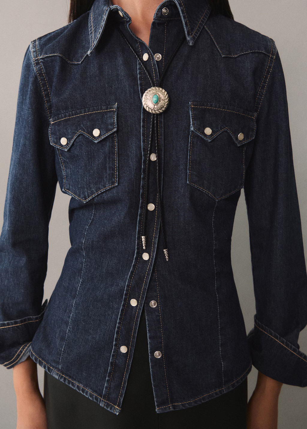 Chest-pocket denim shirt - Women | MANGO USA | Mango (US/MX/AU)