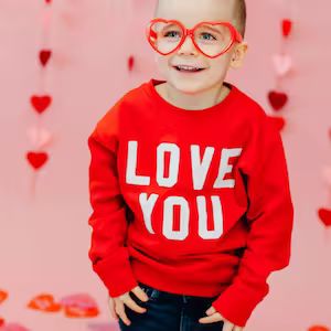 Love You Child Sweater Valentine Sweater Valentine Sweater for Kids Kid Valentine Shirt Toddler V... | Etsy (US)