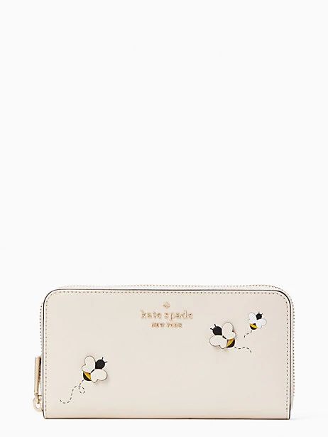 honey bee large continental wallet | Kate Spade Outlet