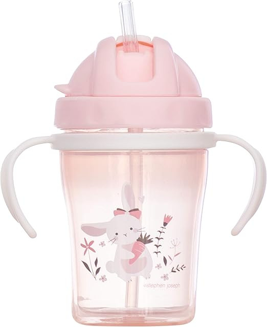 Stephen Joseph Straw Cups, Bunny, One Size (Pack of 1) | Amazon (US)