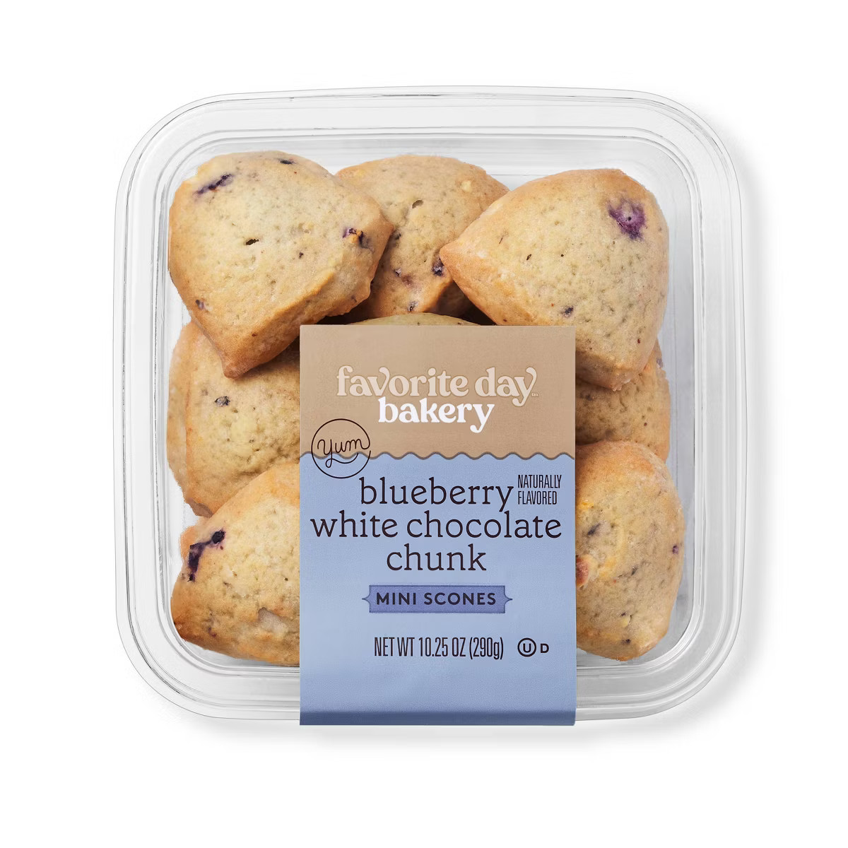 Blueberry White Chocolate Chunk Mini Scones - 10.25oz - Favorite Day™ | Target