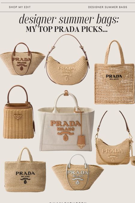 Designer summer bags: Prada picks 😍🤍 #Designerbags #Prada 

#LTKsummer #LTKstyletip #LTKuk