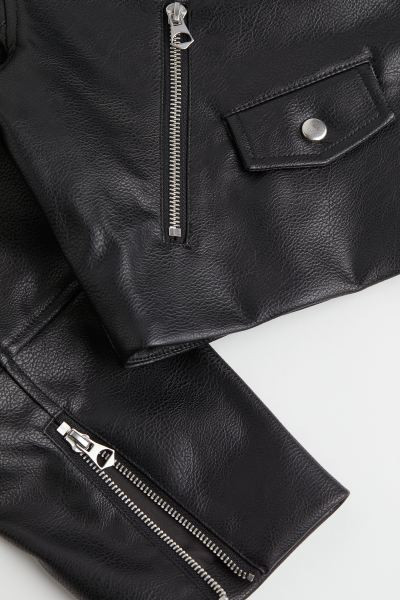 Crop Biker Jacket | H&M (US + CA)